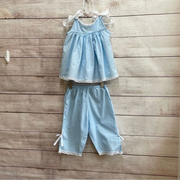 VINTAGE BELLA LUNA BY STRASBURG TWO PIECE PANT SET - Picture 2 of 7